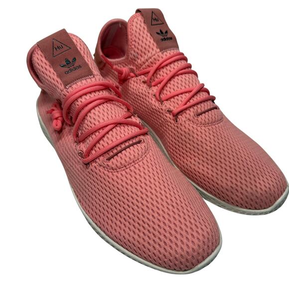 Adidas Originals Pharrell Williams Collab Tennis Hu - Coral - Size 13 - Picture 1 of 9